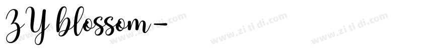 ZY blossom字体转换